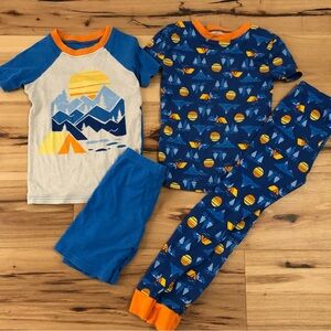 Kirkland Signature Blue and Orange Kids Pajama Set